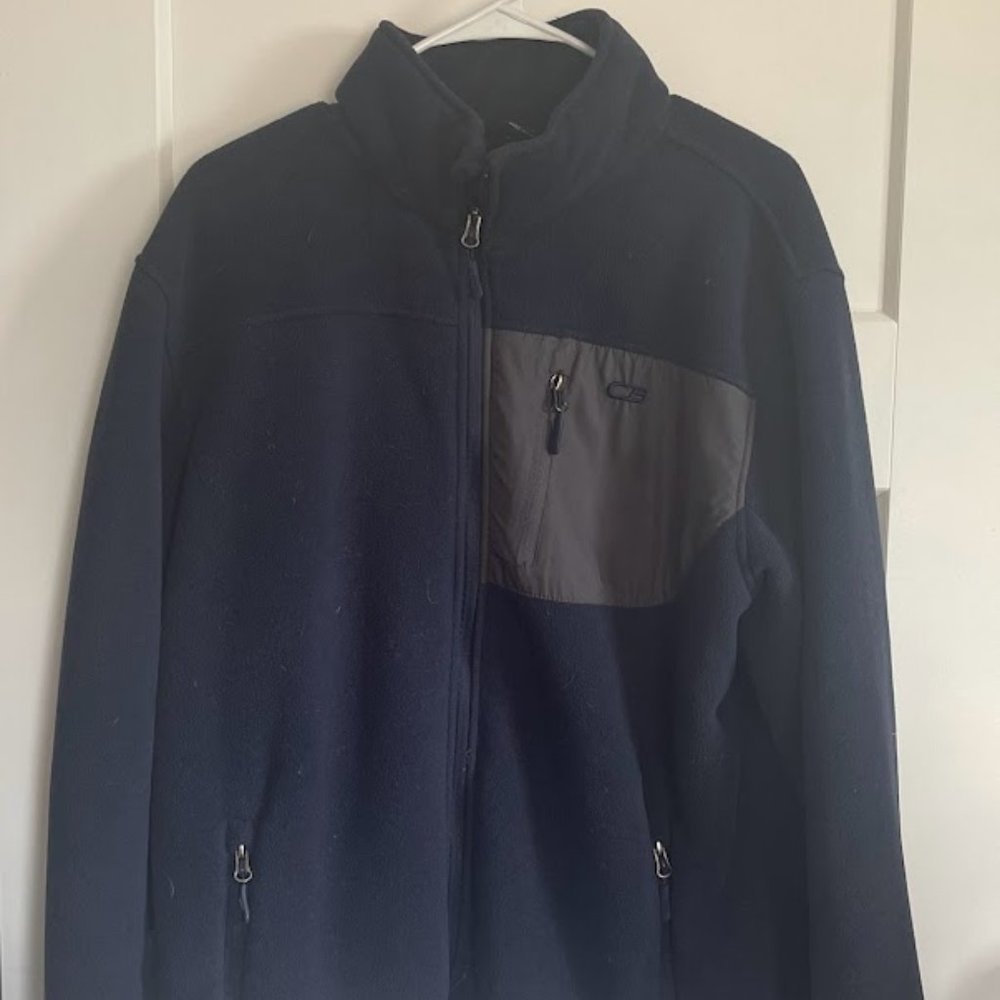 Men's CB Sherpa Fleece Jacket Blue L